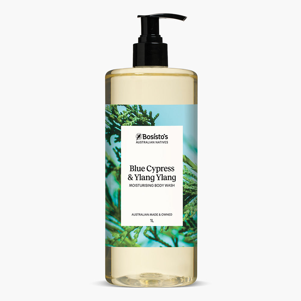 Blue Cypress & Ylang Ylang Moisturising Body Wash 1L - Test